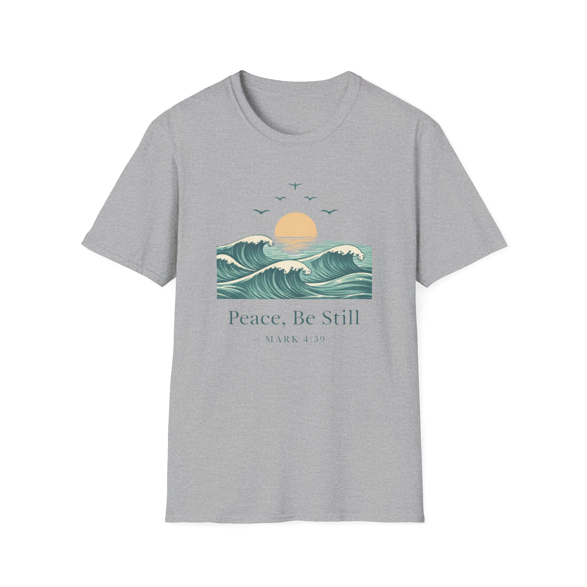 Peace Be Still  Mark 4:39 T-Shirt