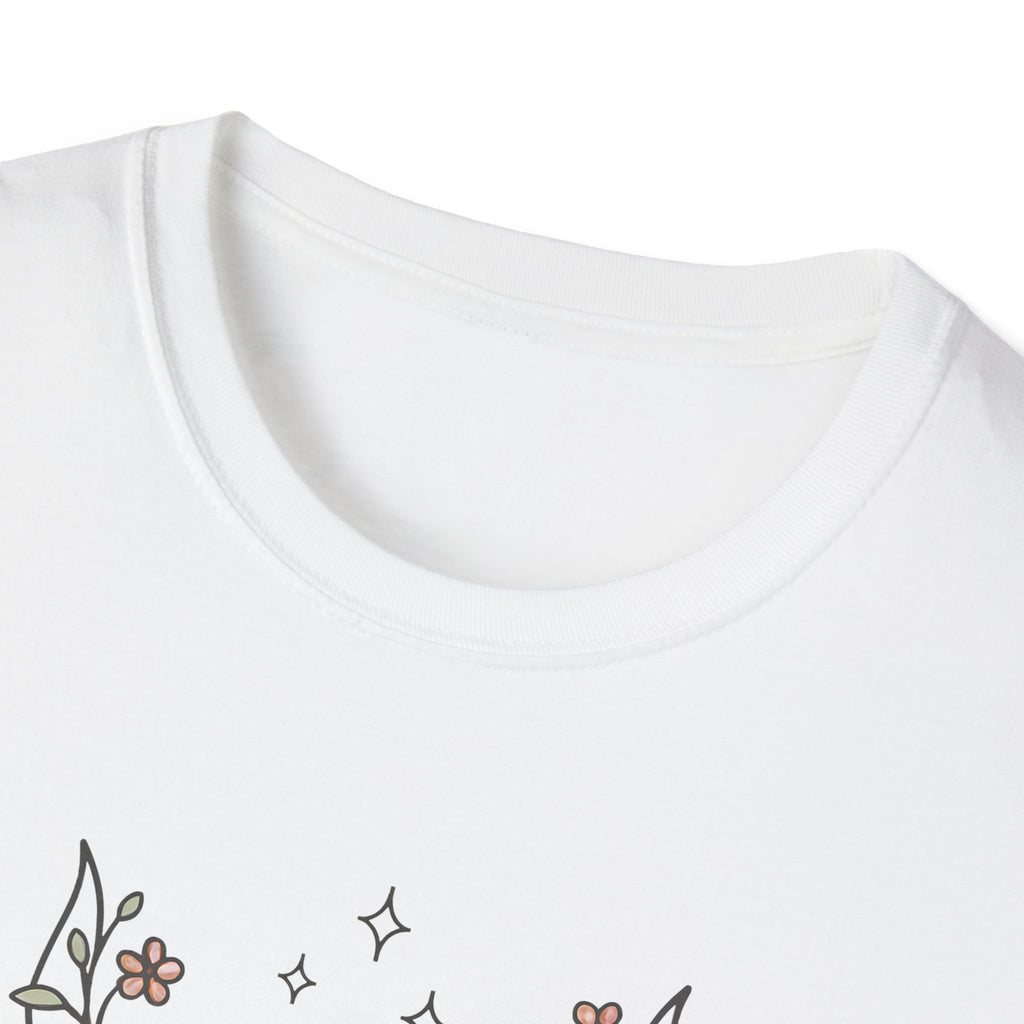 Floral deer skull T-Shirt