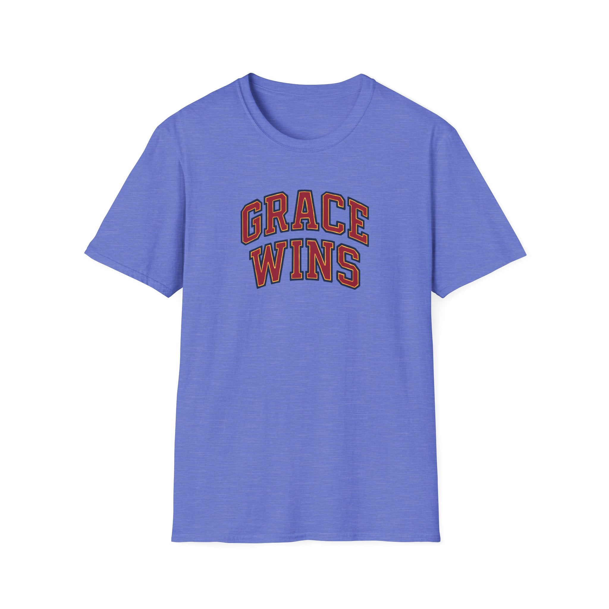 Grace Wins Bold Text T-Shirt