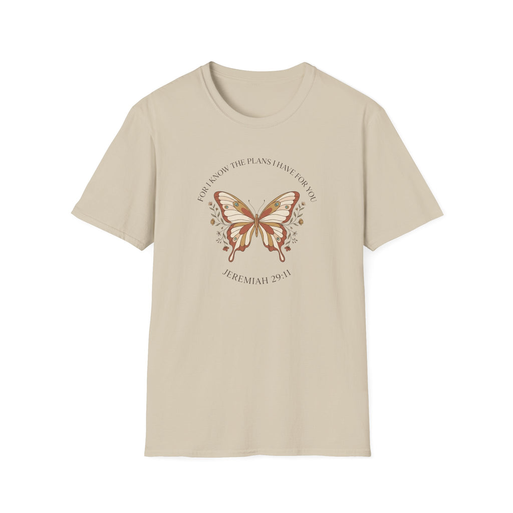 Butterfly Jeremiah 29:11 T-Shirt