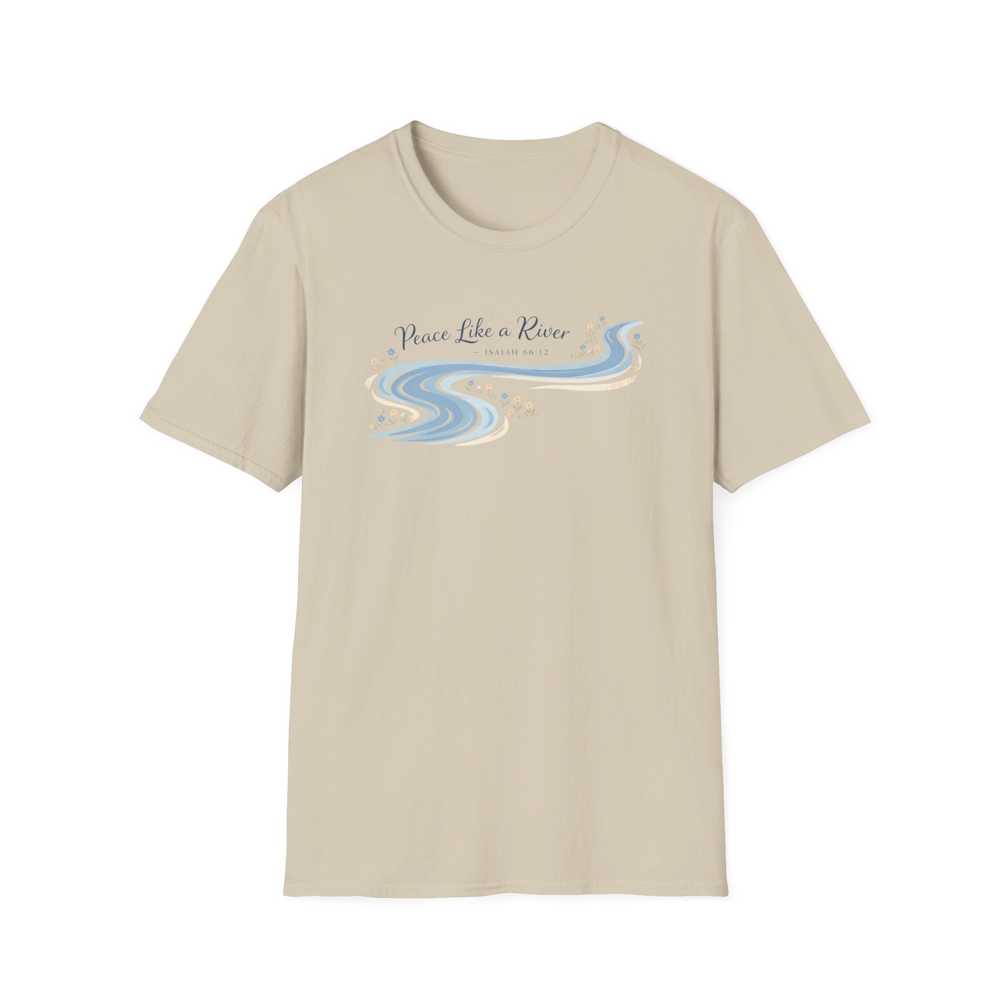 Peace Like a River Isaiah 66:12 T-Shirt