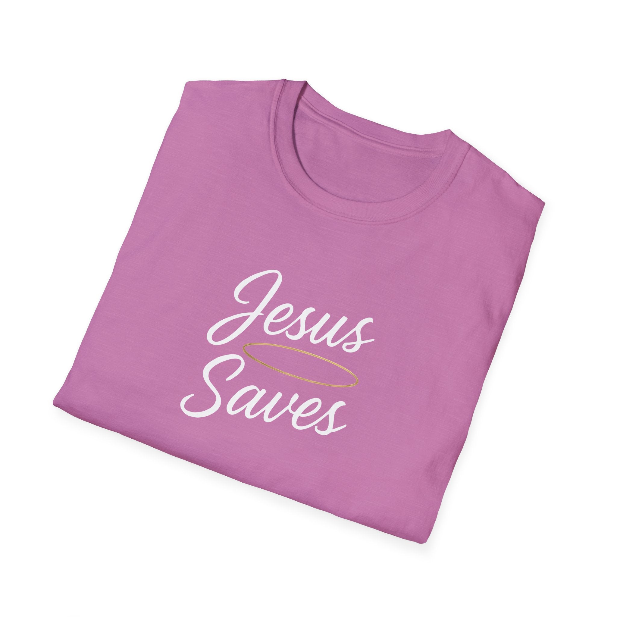 Jesus Saves Halo T-Shirt
