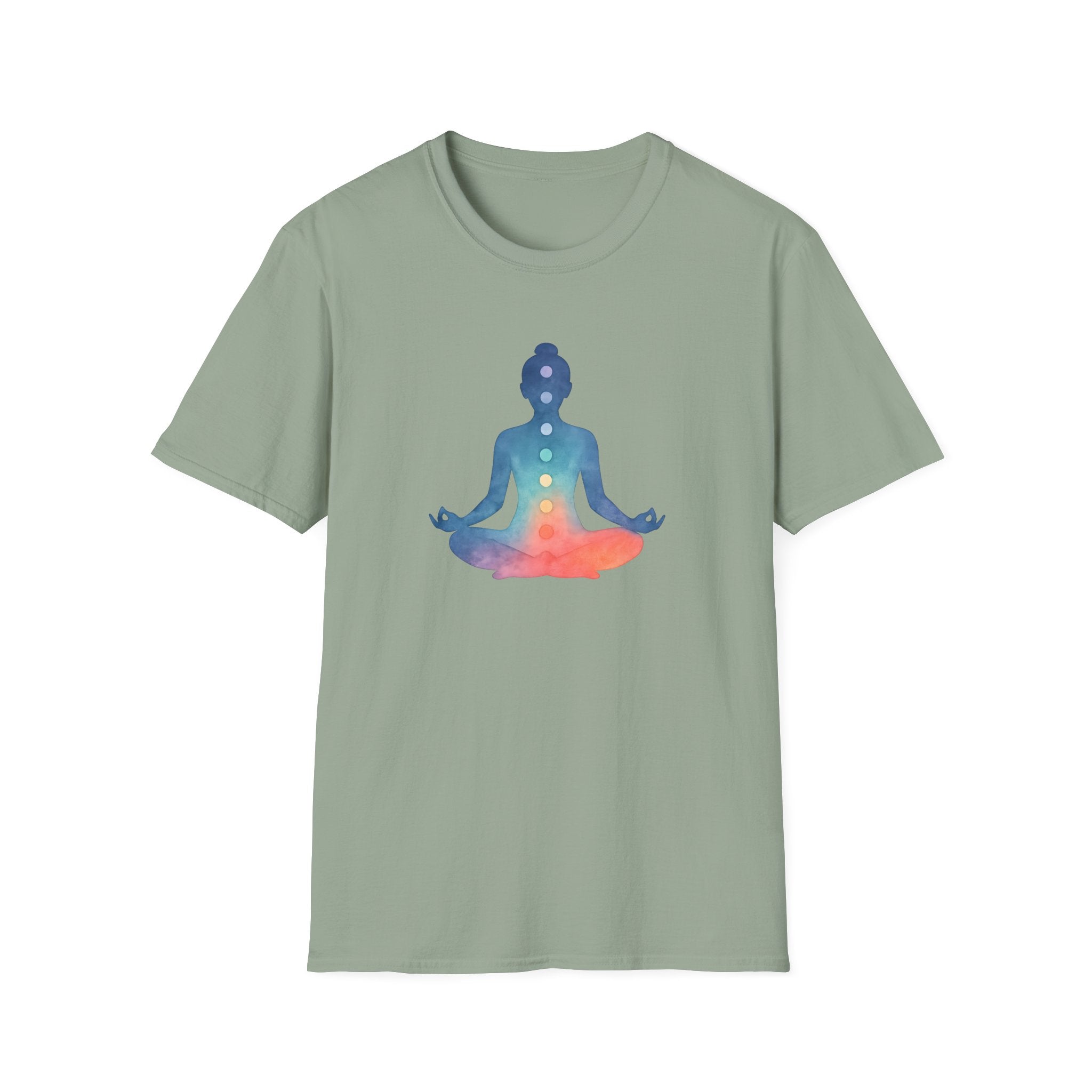 Chakra Meditation Silhouette T-Shirt