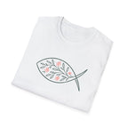 Floral Leaf Fish T-Shirt