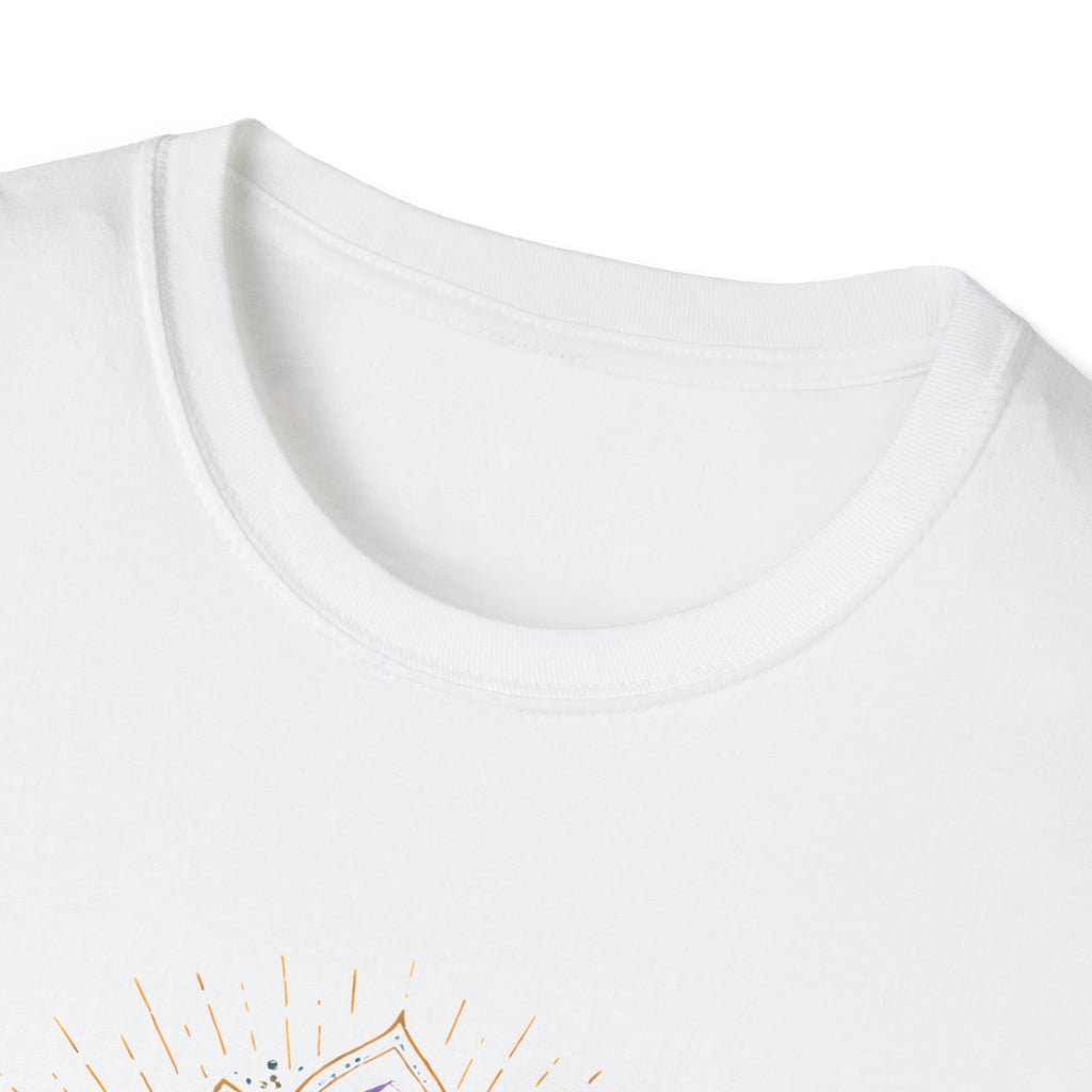 Blue Meditating Woman T-Shirt