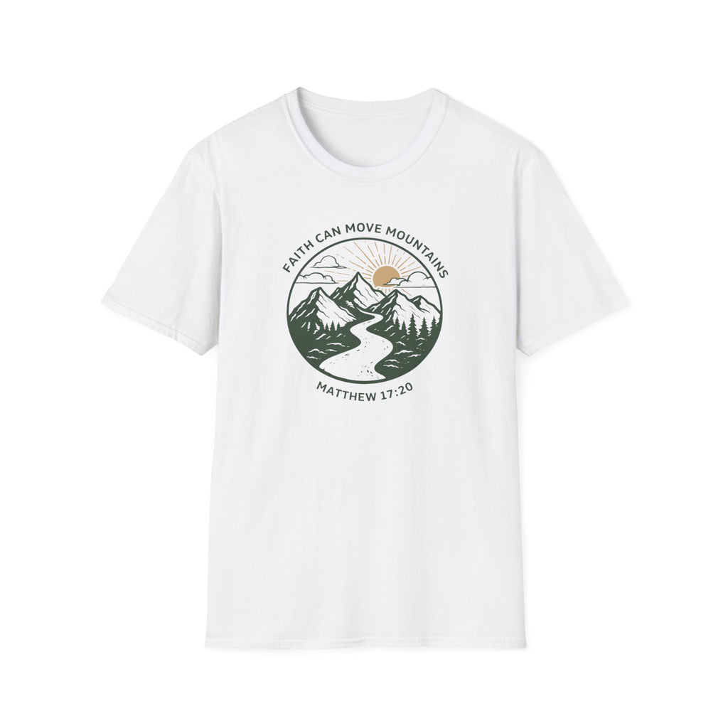 Faith Can Move Mountains Matthew 17:20 T-Shirt