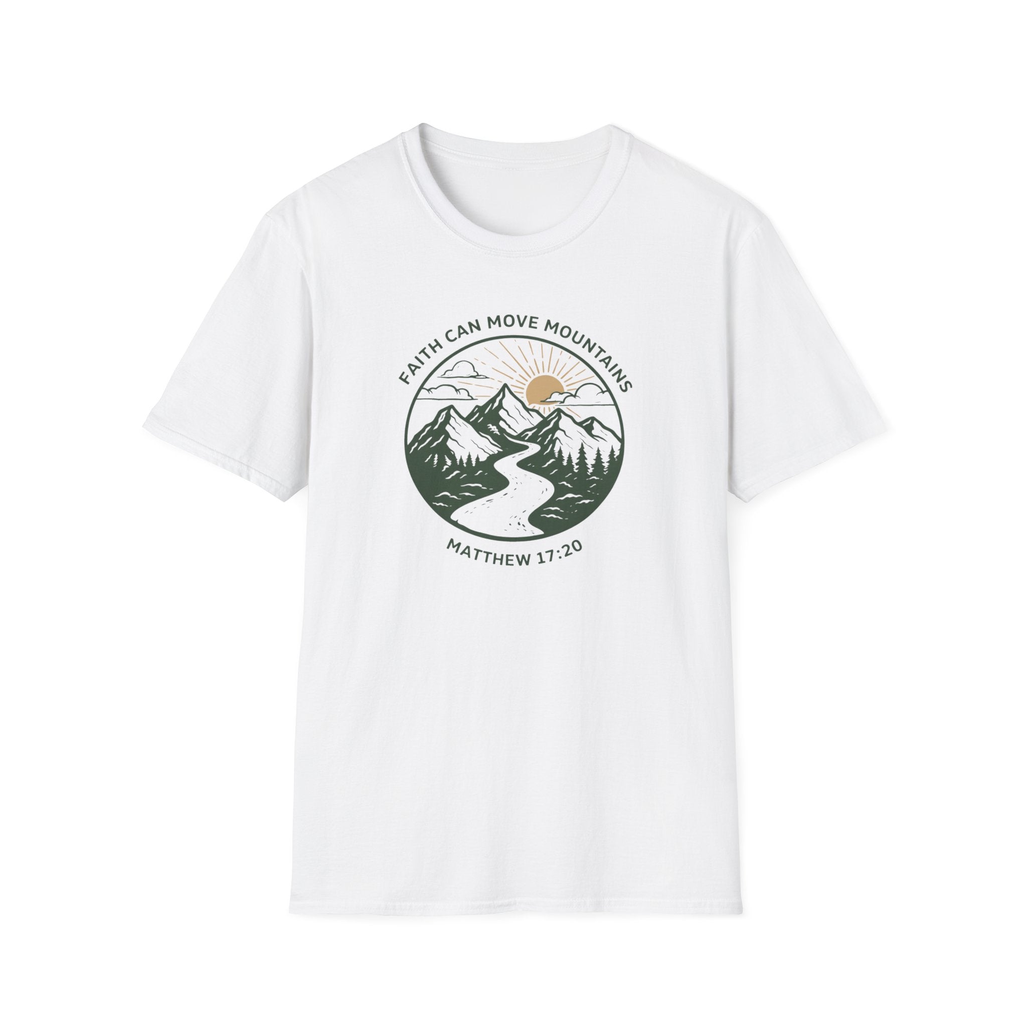 Faith Can Move Mountains Matthew 17:20 T-Shirt