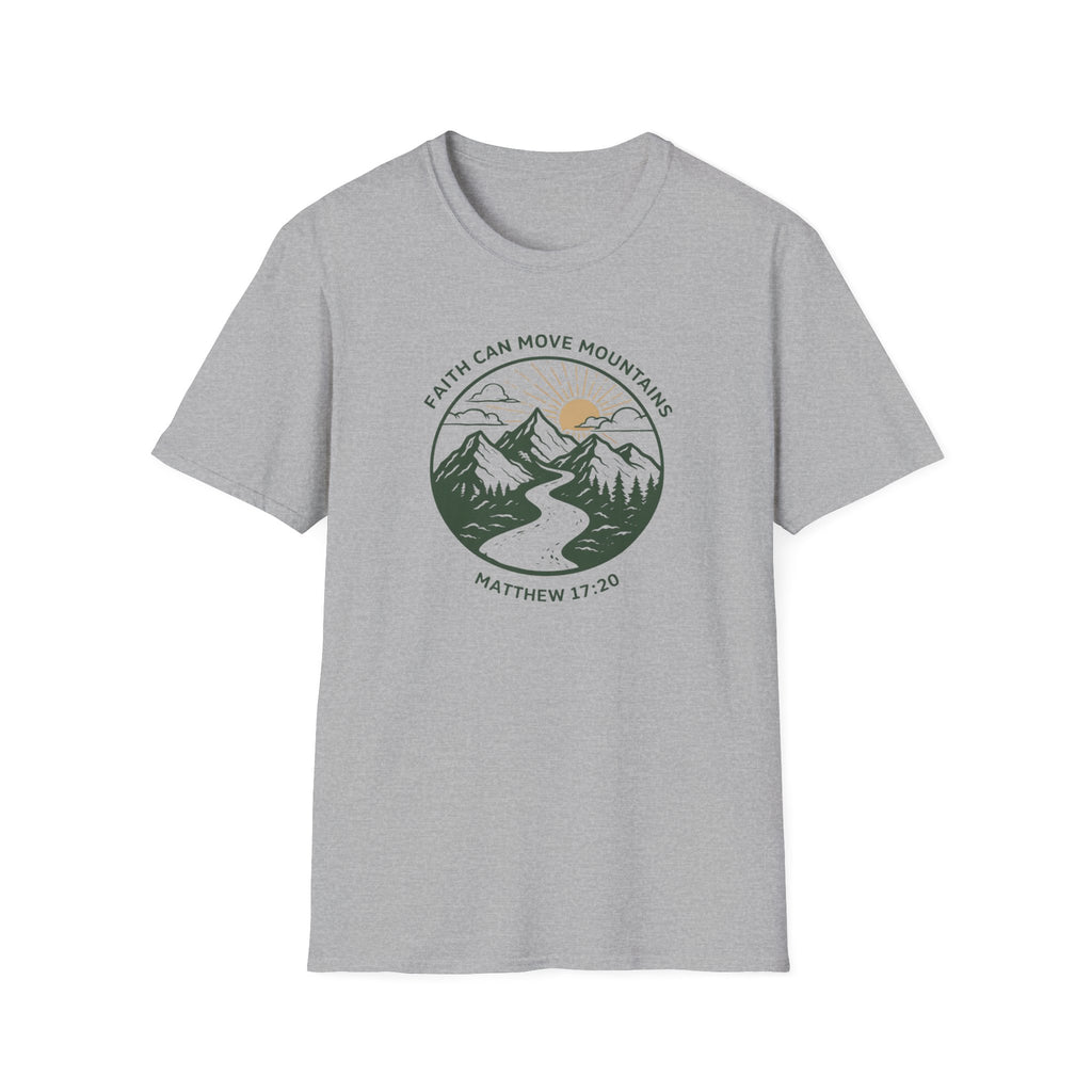 Faith Can Move Mountains Matthew 17:20 T-Shirt