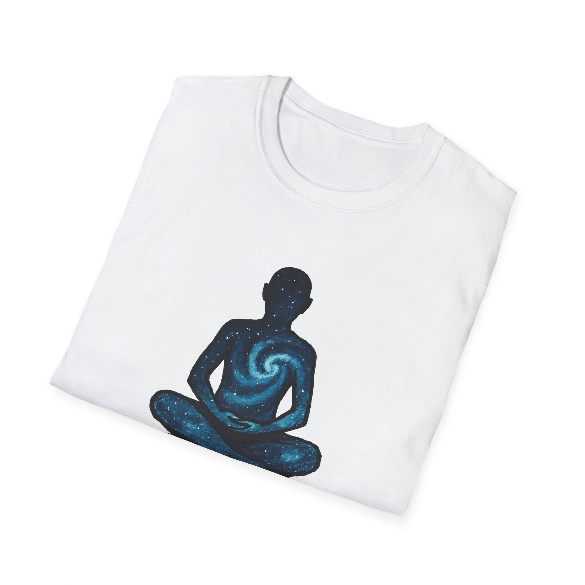 Galaxy Meditation Silhouette T-Shirt