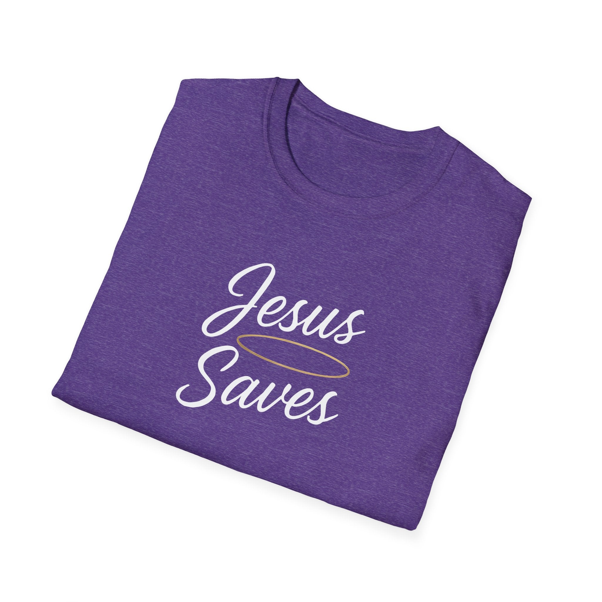 Jesus Saves Halo T-Shirt