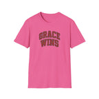 Grace Wins Bold Text T-Shirt