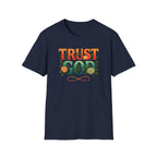 Trust God Floral Design T-Shirt