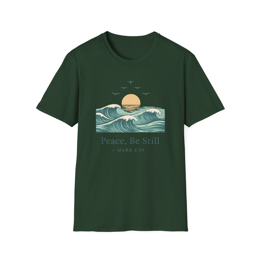 Peace Be Still  Mark 4:39 T-Shirt