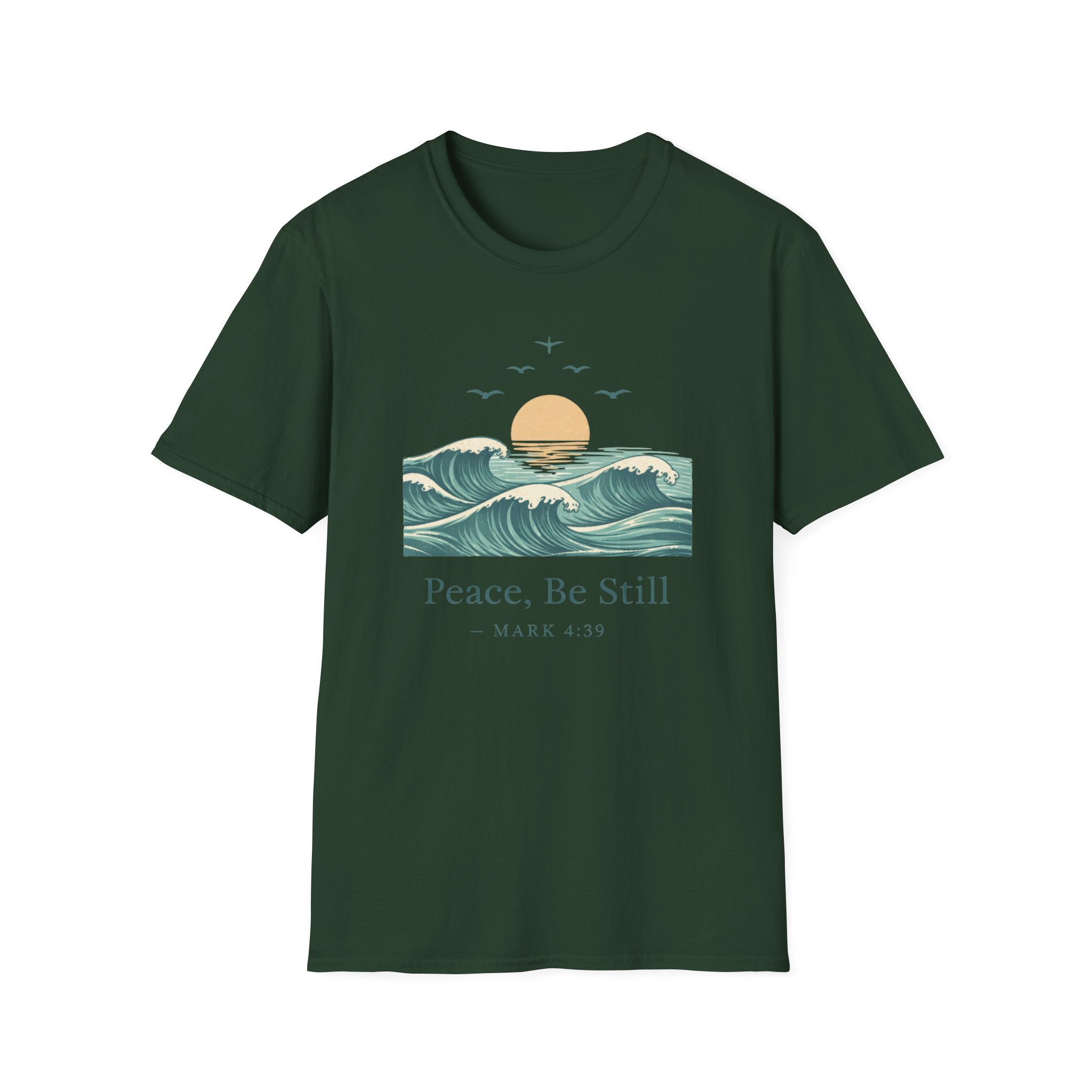 Peace Be Still  Mark 4:39 T-Shirt