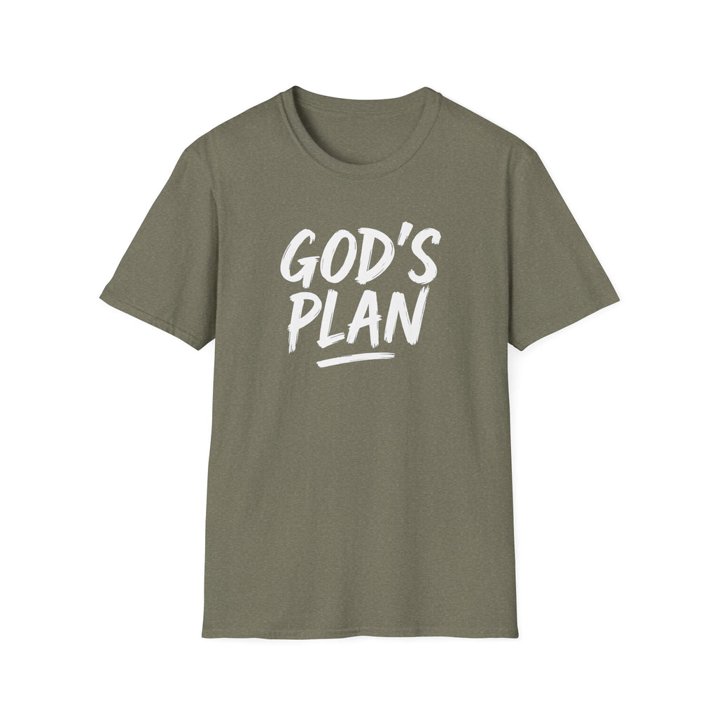 God's Plan Word Art T-Shirt