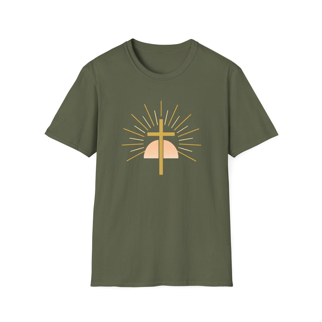 Radiant Cross with Rays T-Shirt