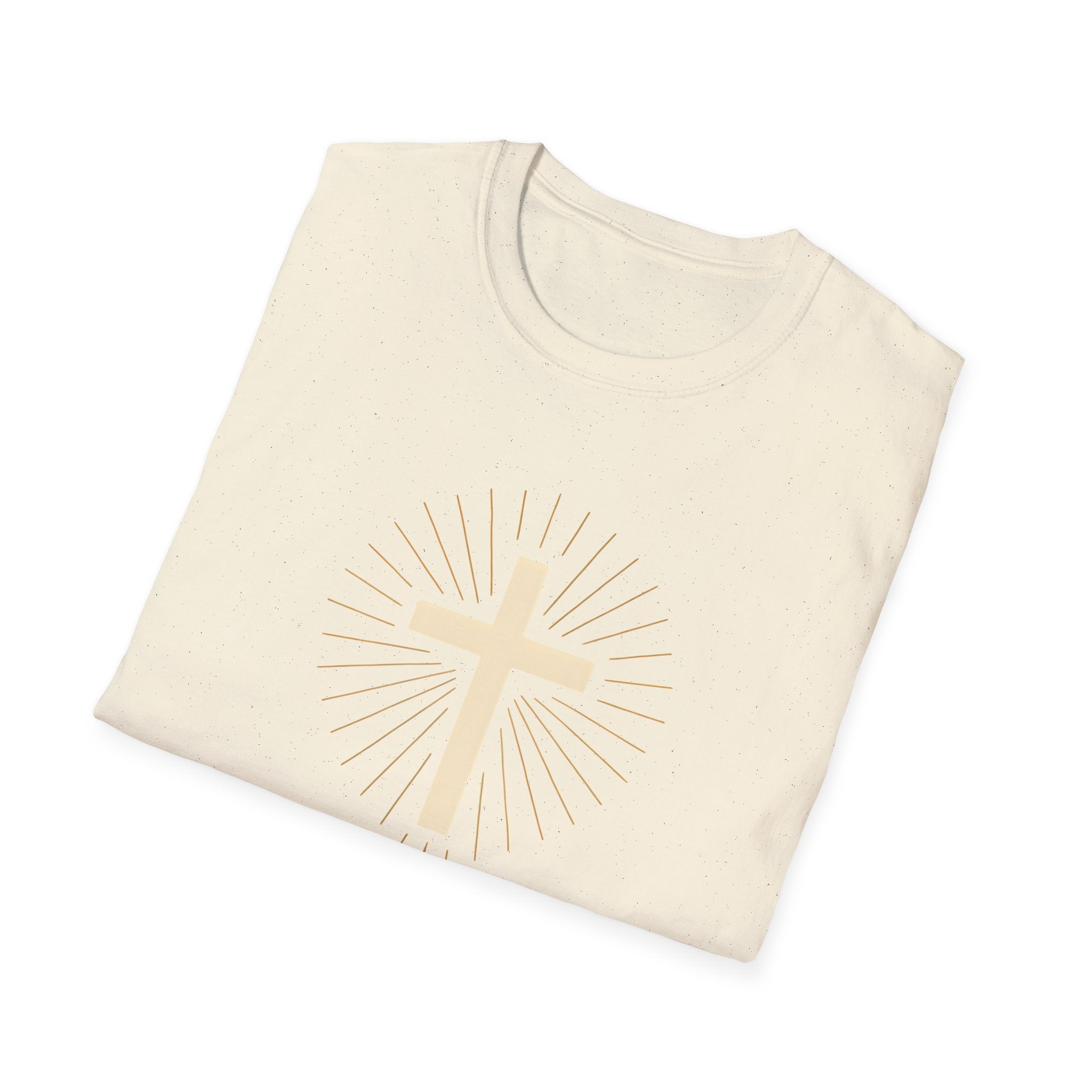 Radiant gold cross T-Shirt