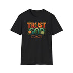 Trust God Floral Design T-Shirt