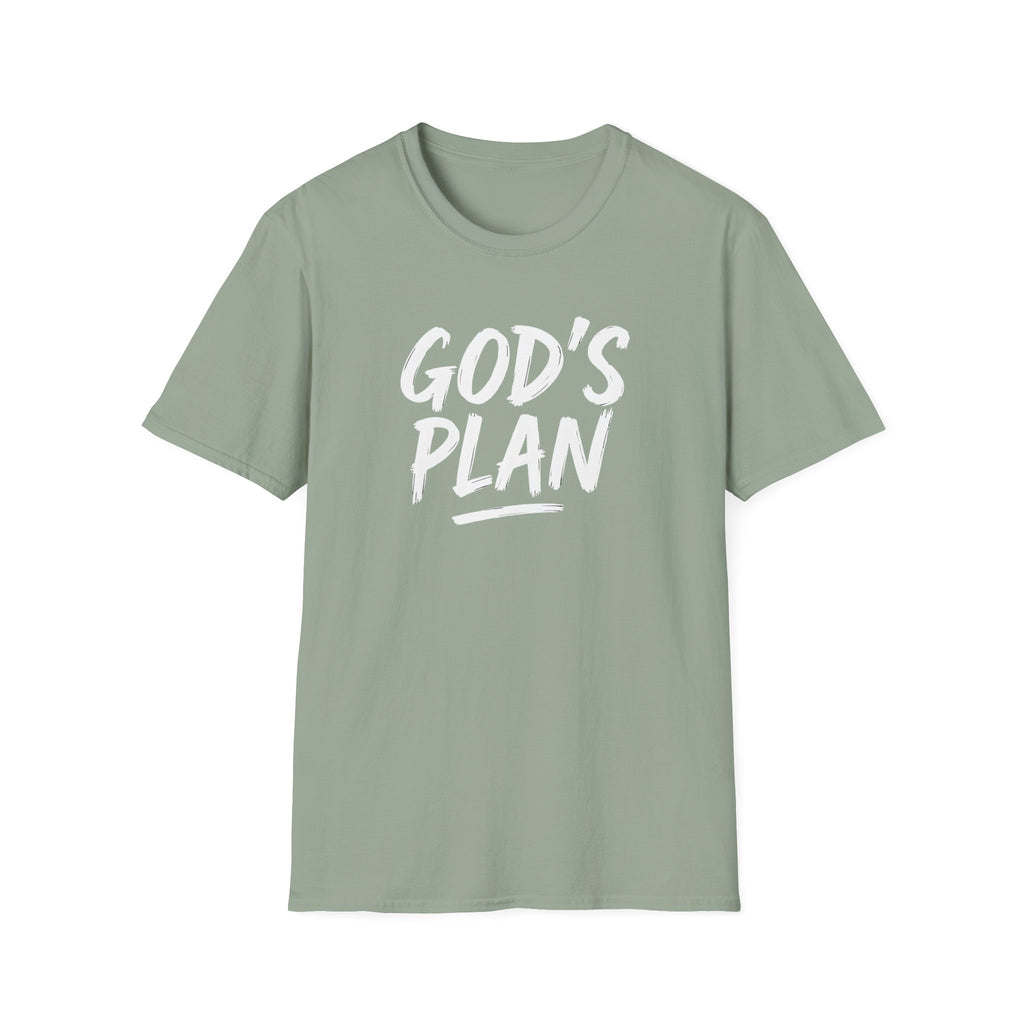 God's Plan Word Art T-Shirt