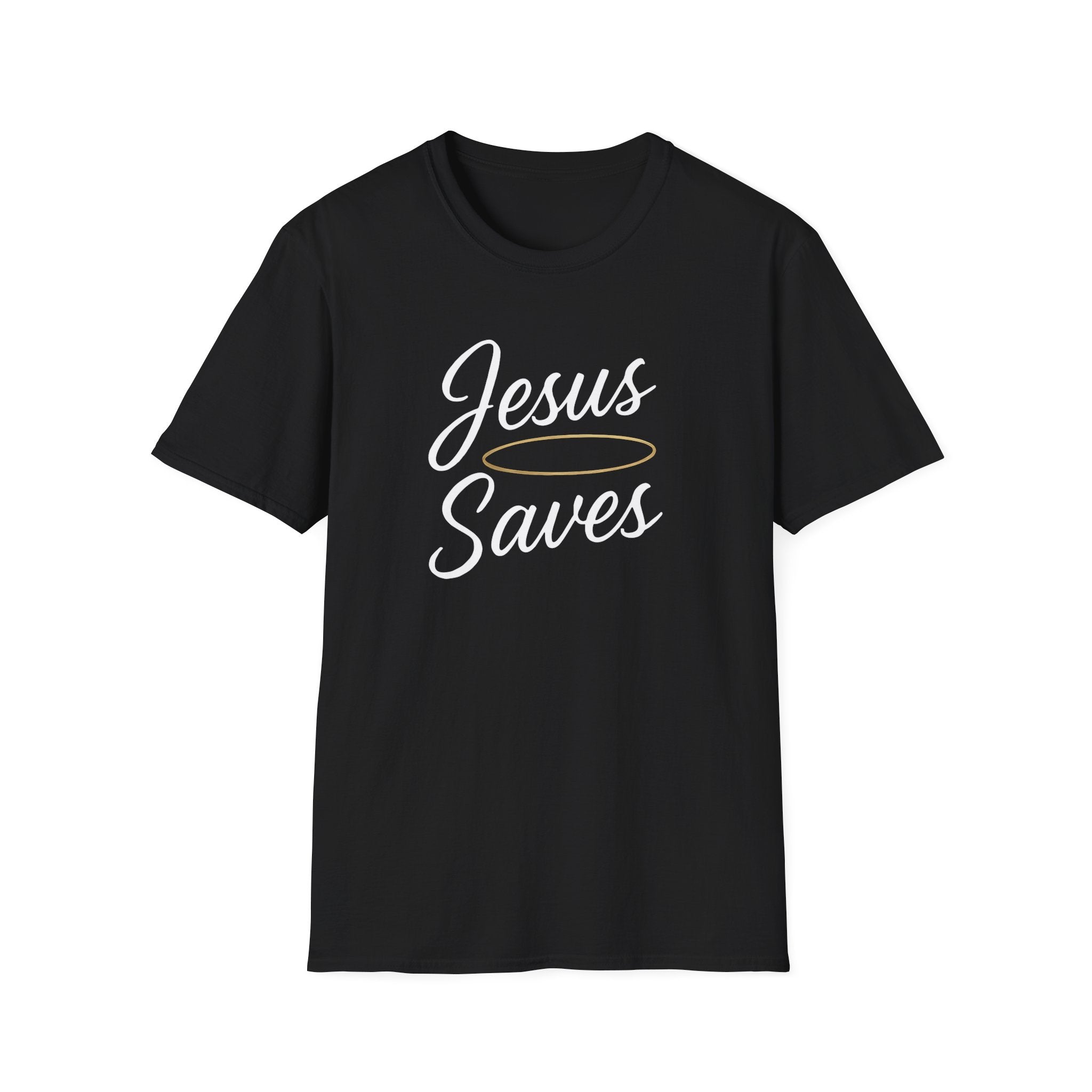 Jesus Saves Halo T-Shirt