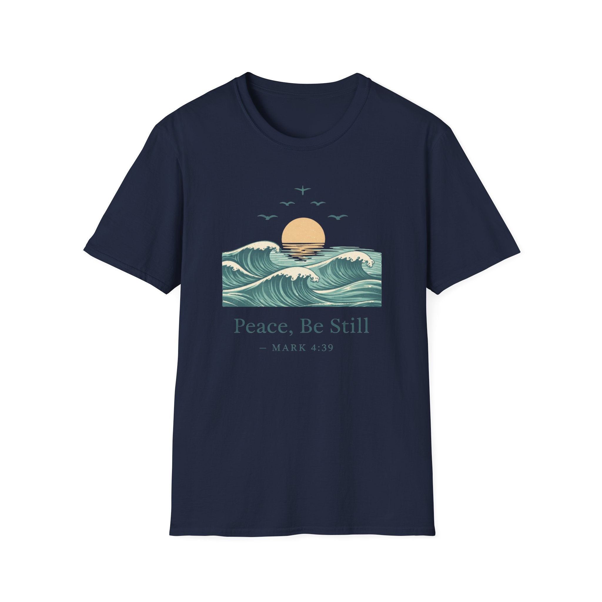 Peace Be Still  Mark 4:39 T-Shirt