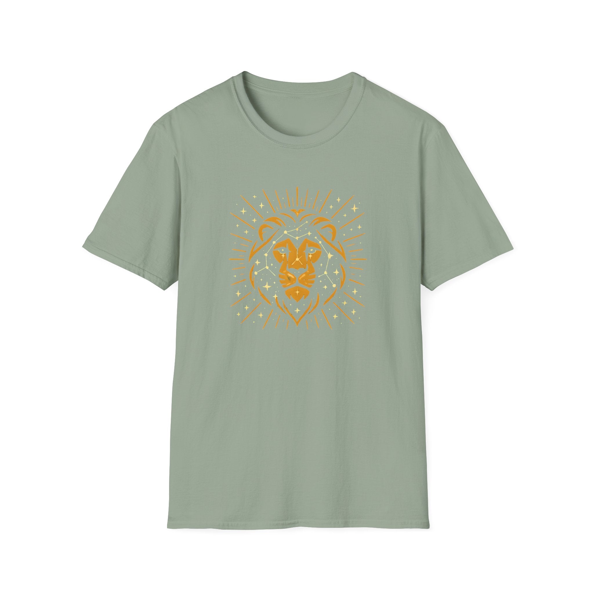 Golden Lion Constellation T-Shirt