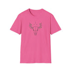 Floral deer skull T-Shirt