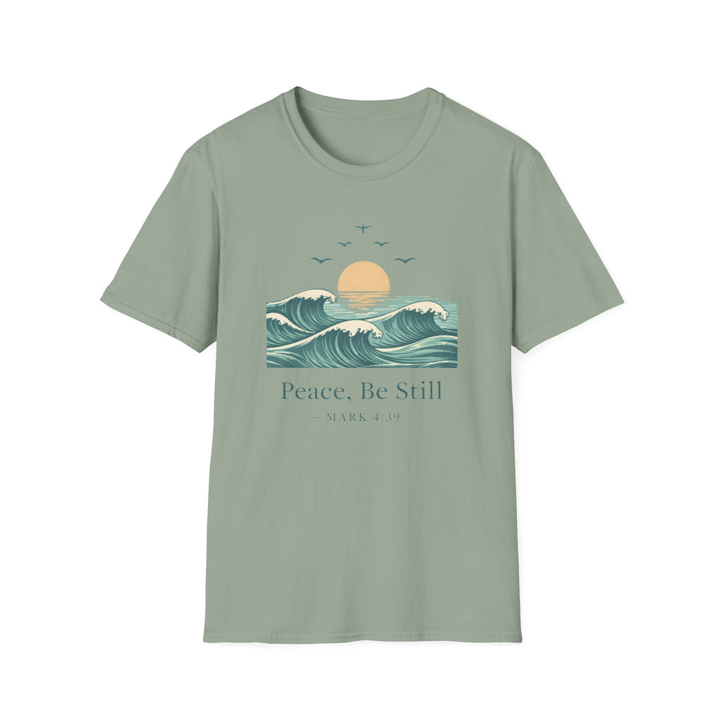 Peace Be Still  Mark 4:39 T-Shirt