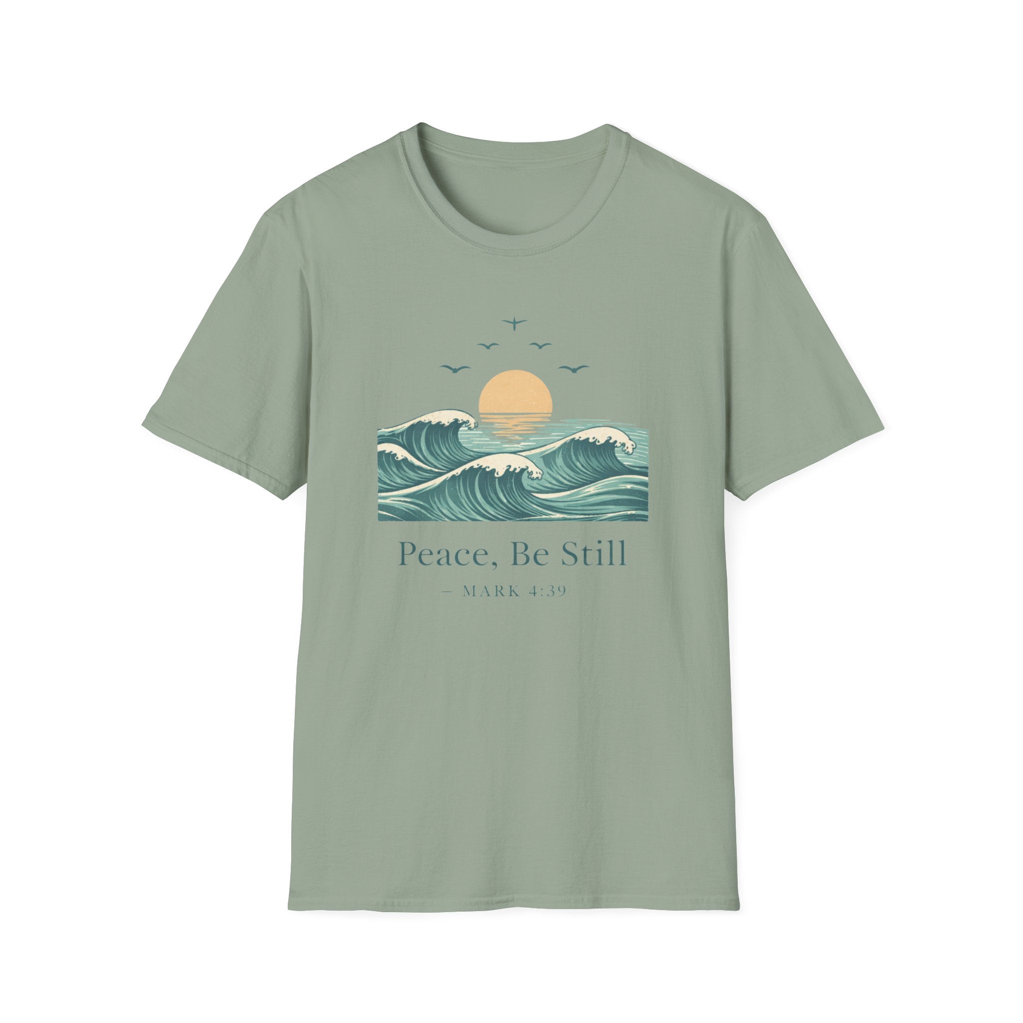 Peace Be Still  Mark 4:39 T-Shirt