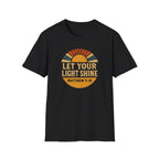 Let Your Light Shine Retro T-Shirt