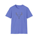 Floral deer skull T-Shirt
