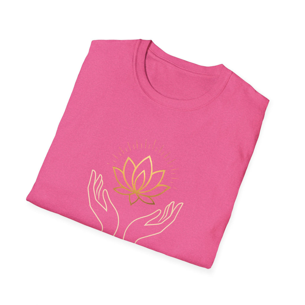 Cradling Golden Lotus T-Shirt