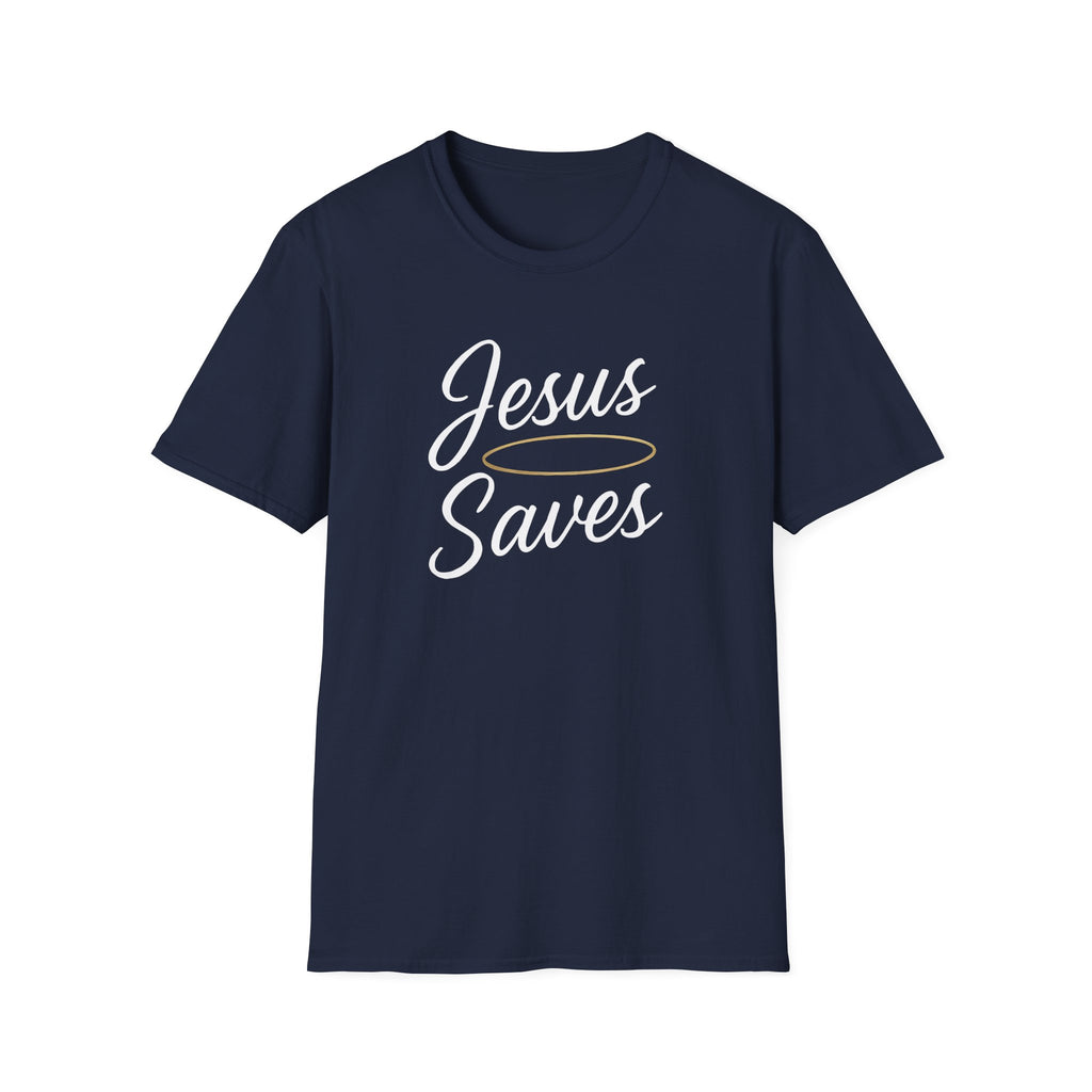 Jesus Saves Halo T-Shirt