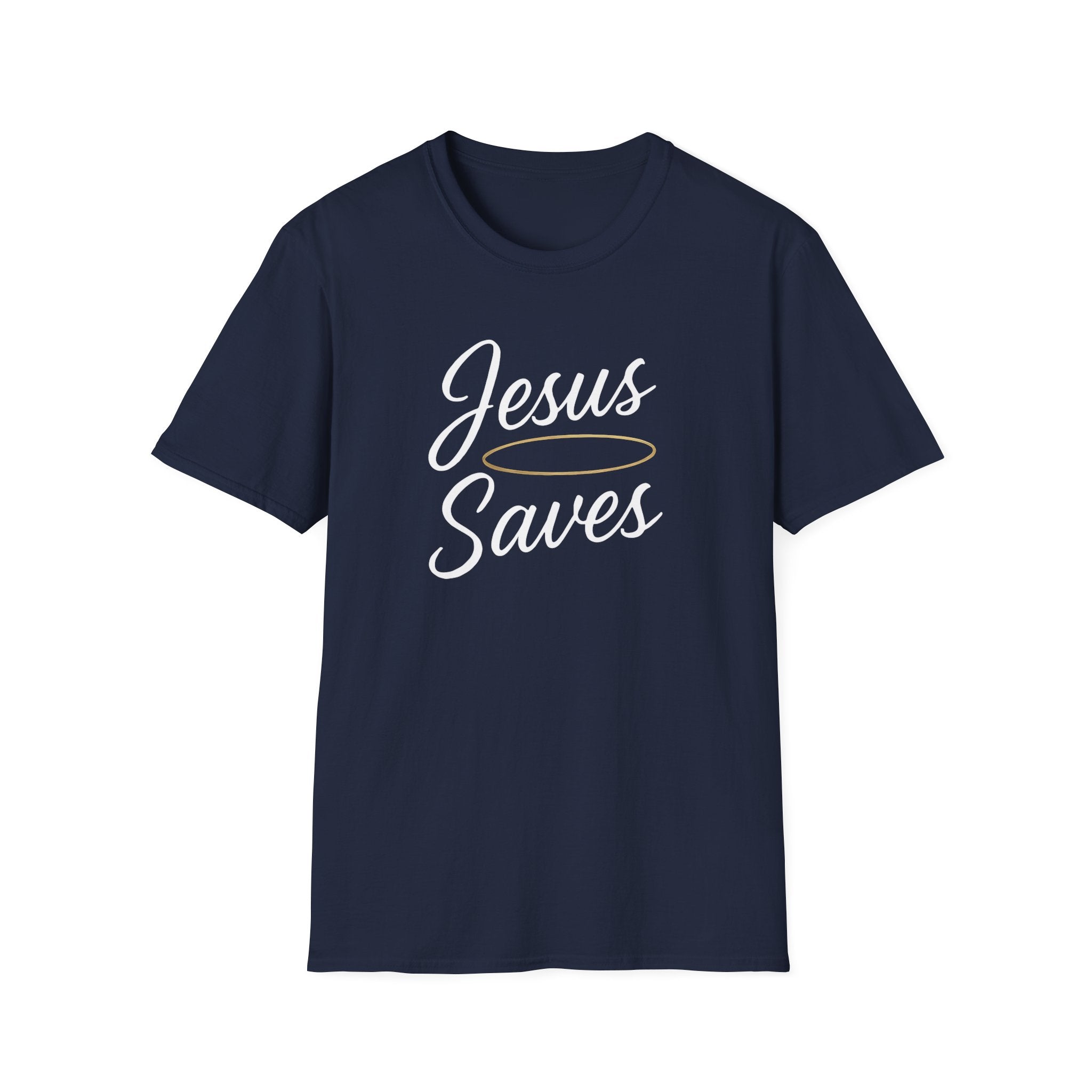 Jesus Saves Halo T-Shirt