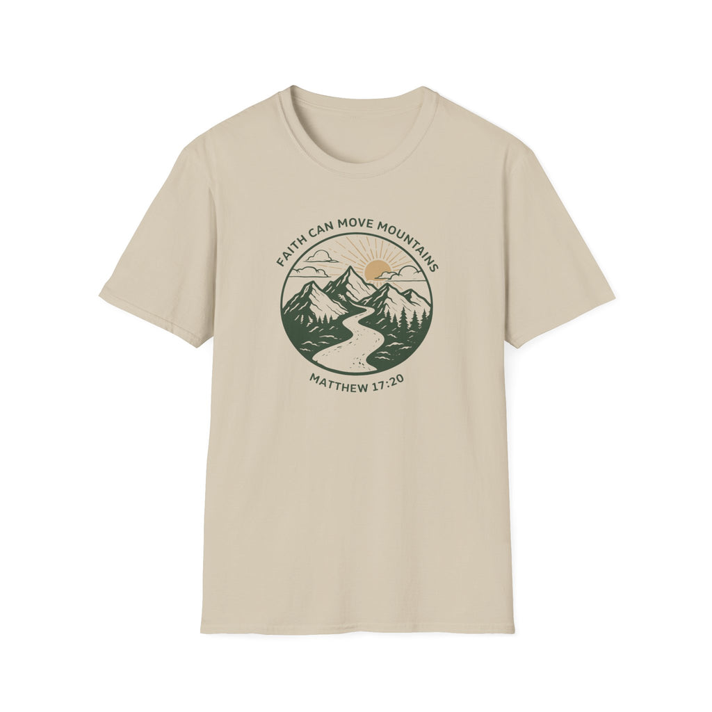 Faith Can Move Mountains Matthew 17:20 T-Shirt