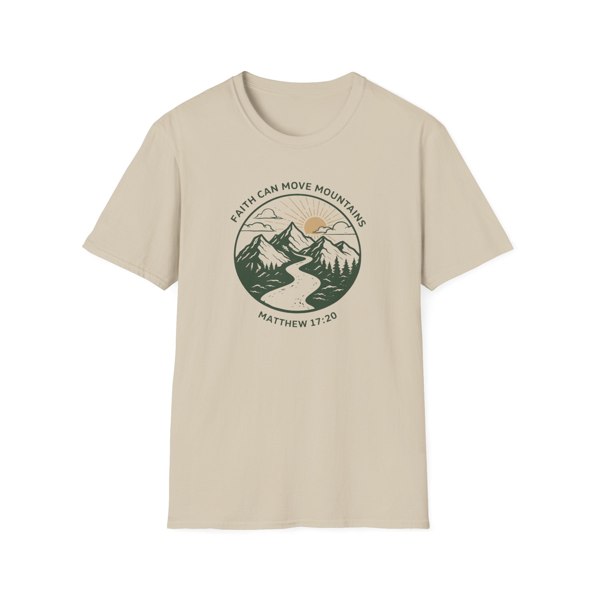 Faith Can Move Mountains Matthew 17:20 T-Shirt