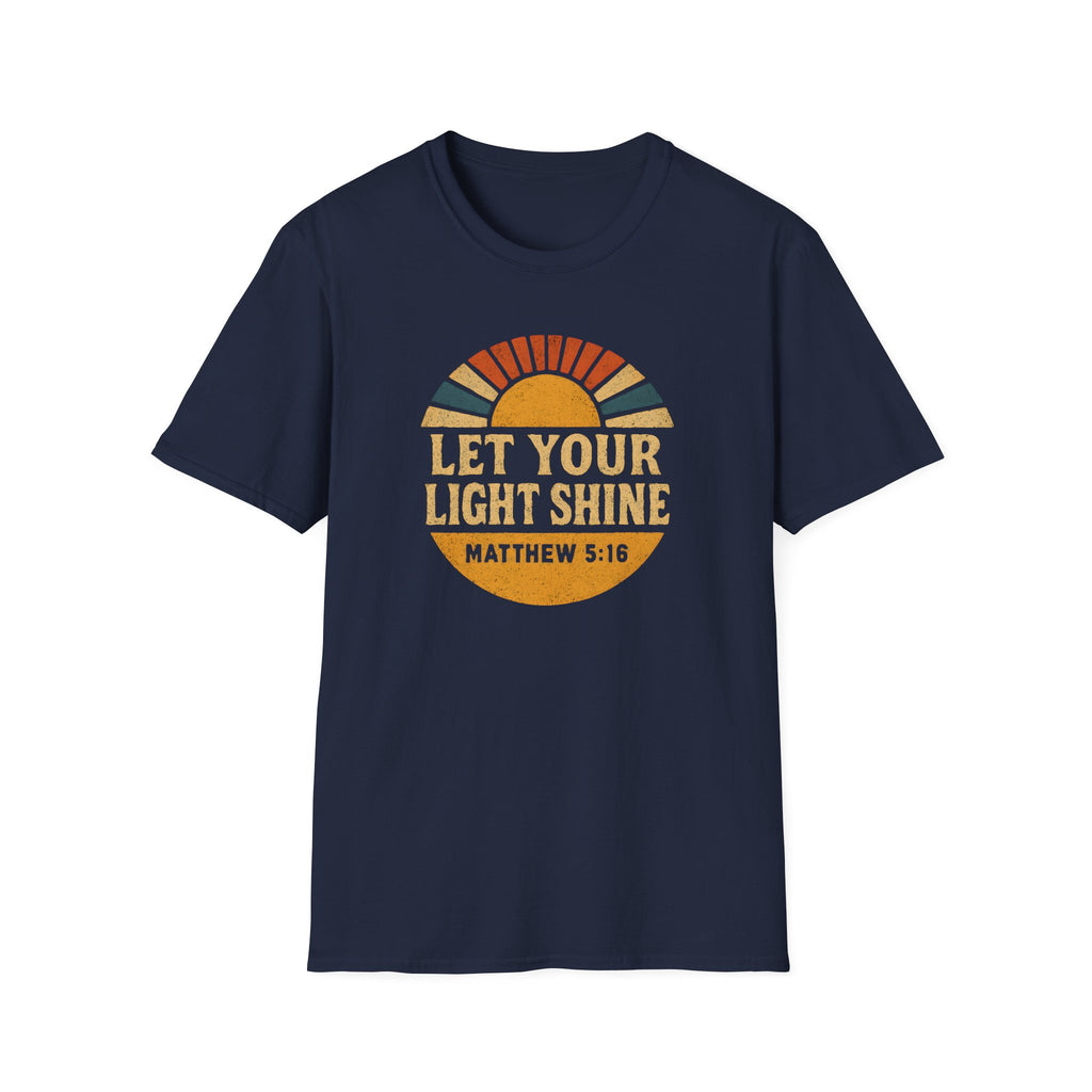 Let Your Light Shine Retro T-Shirt