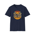 Let Your Light Shine Retro T-Shirt
