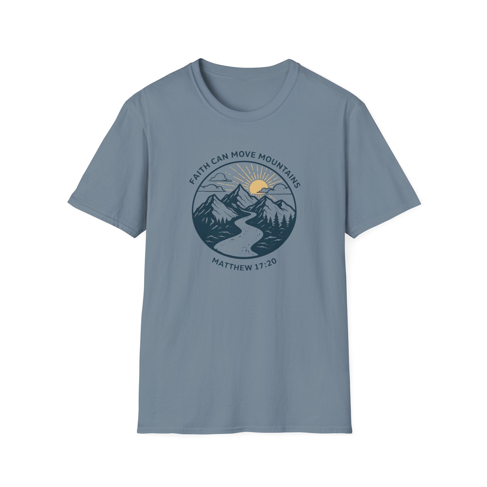 Faith Can Move Mountains Matthew 17:20 T-Shirt