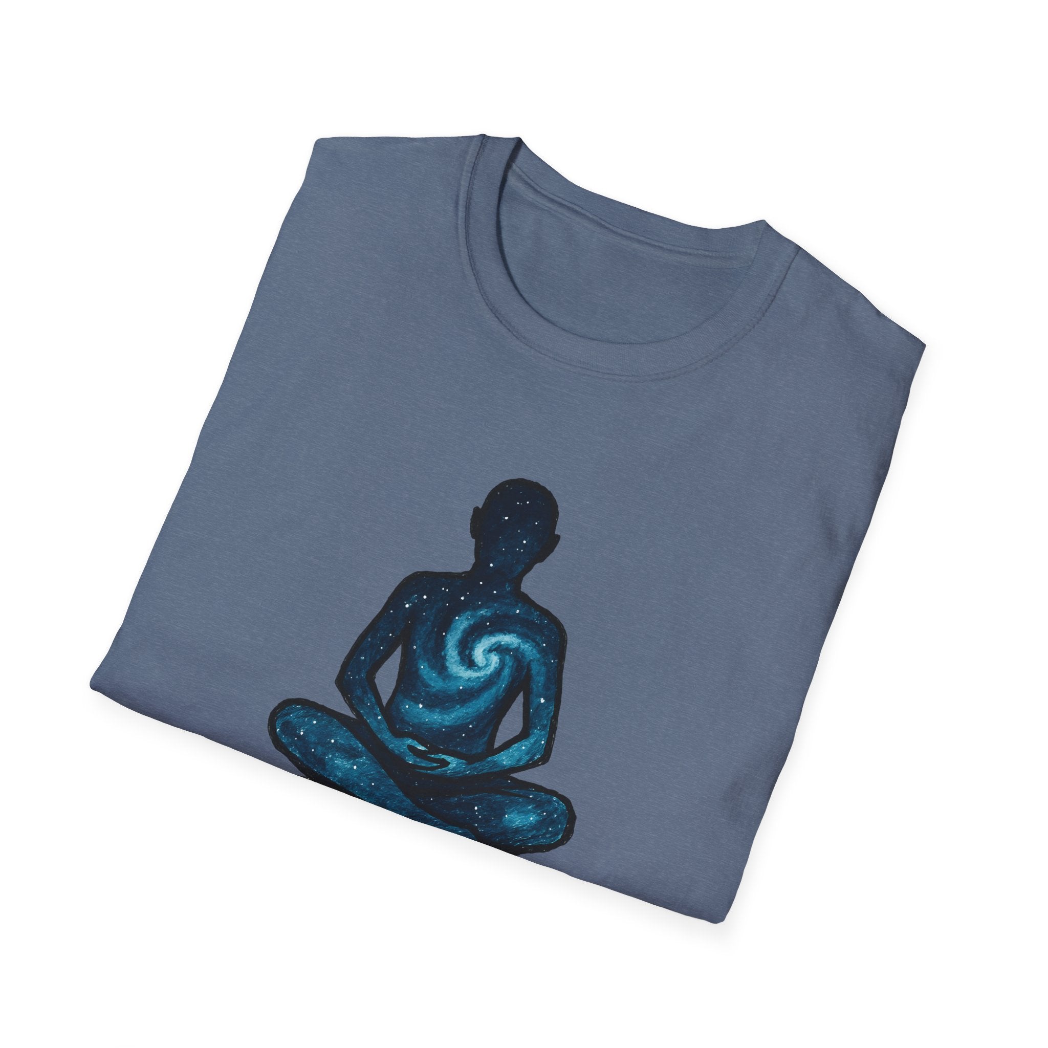 Galaxy Meditation Silhouette T-Shirt