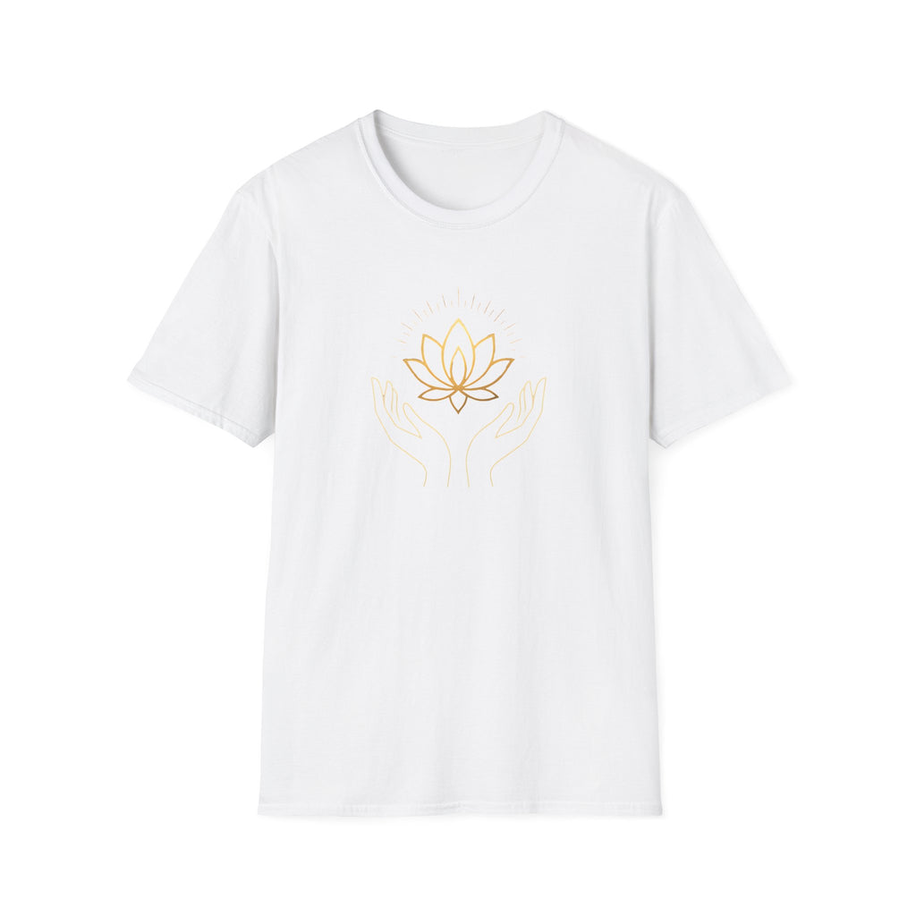Cradling Golden Lotus T-Shirt