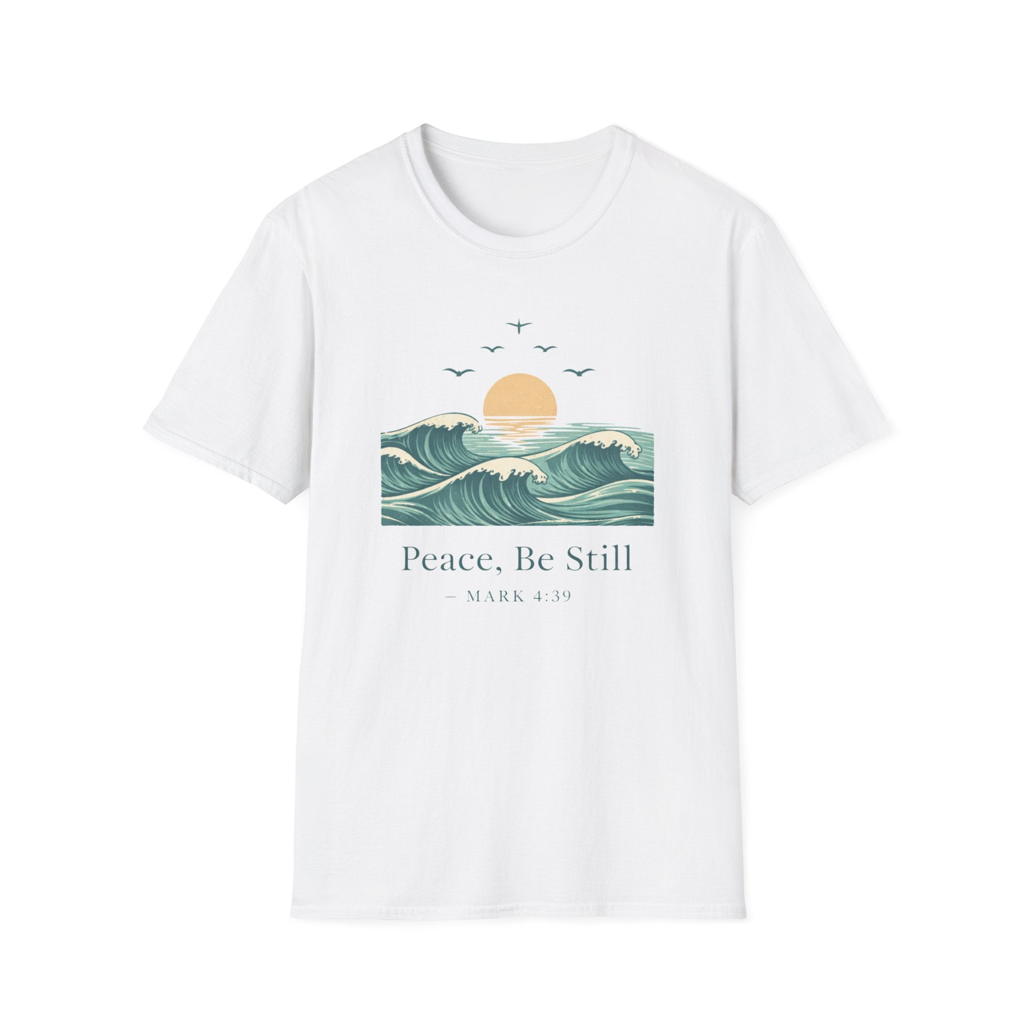 Peace Be Still  Mark 4:39 T-Shirt
