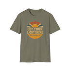 Let Your Light Shine Retro T-Shirt