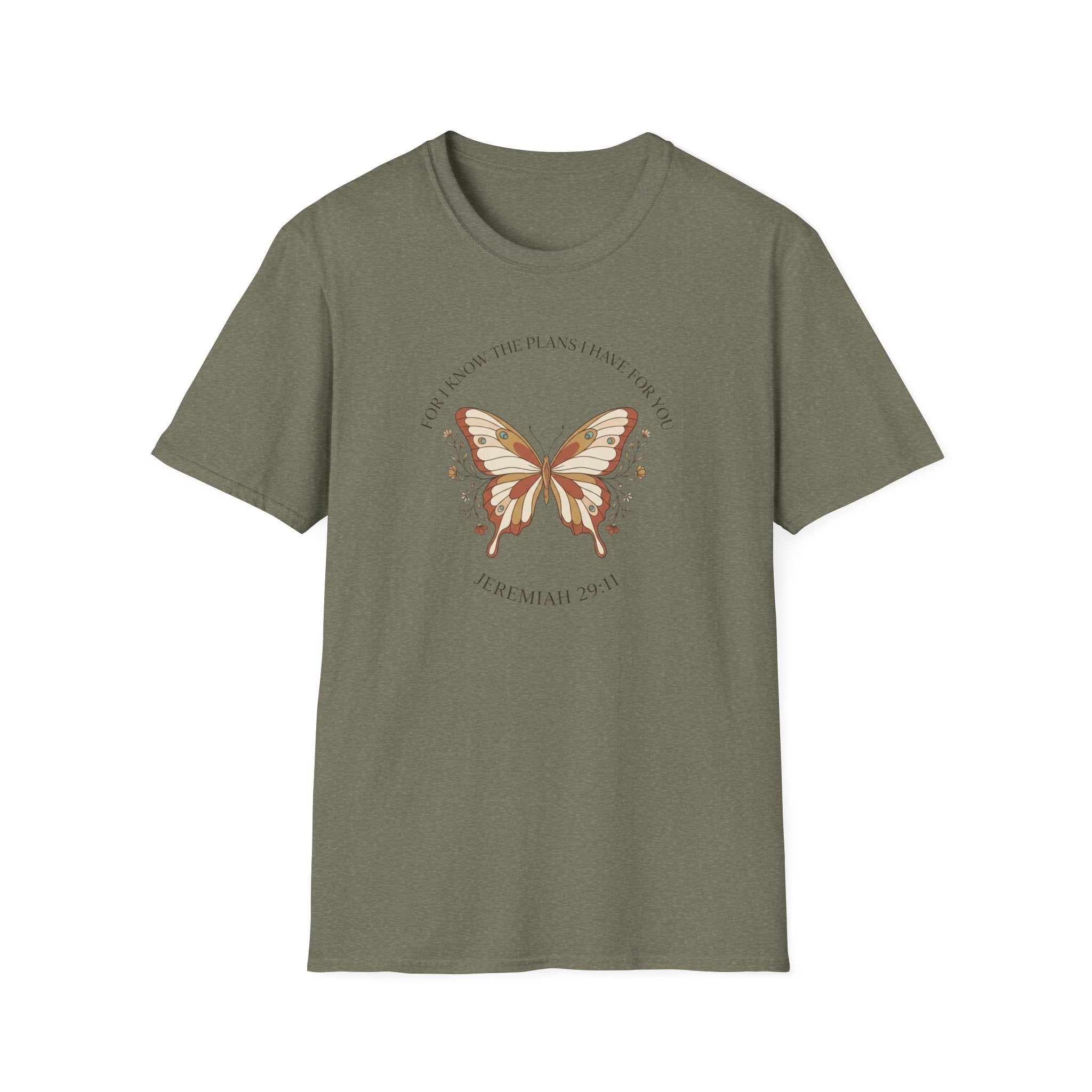 Butterfly Jeremiah 29:11 T-Shirt