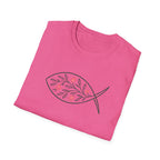 Floral Leaf Fish T-Shirt