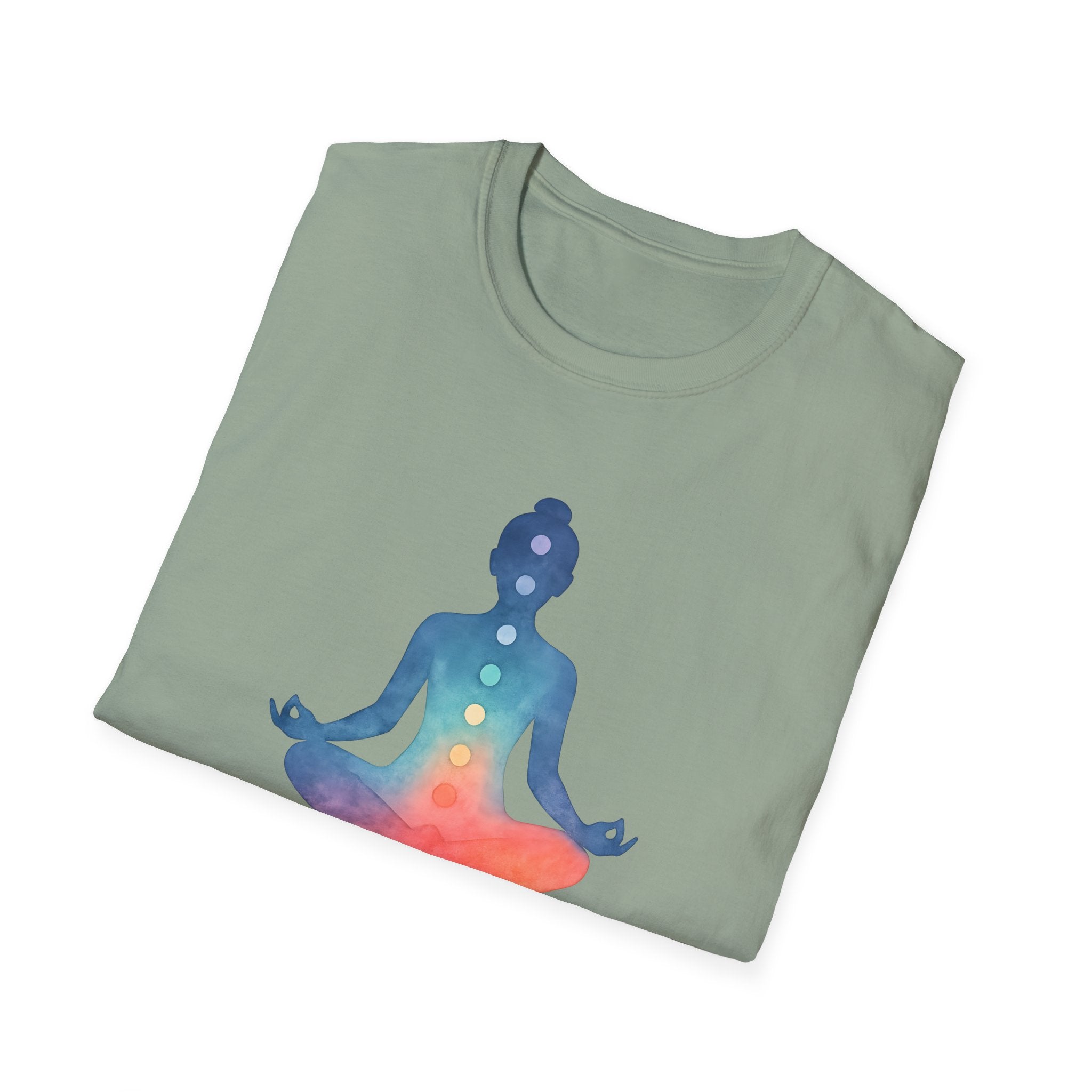 Chakra Meditation Silhouette T-Shirt
