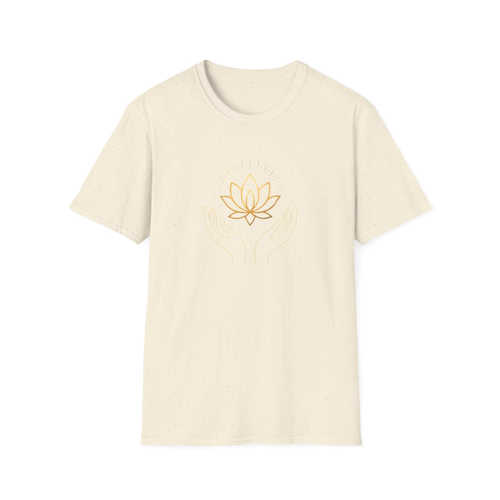 Cradling Golden Lotus T-Shirt