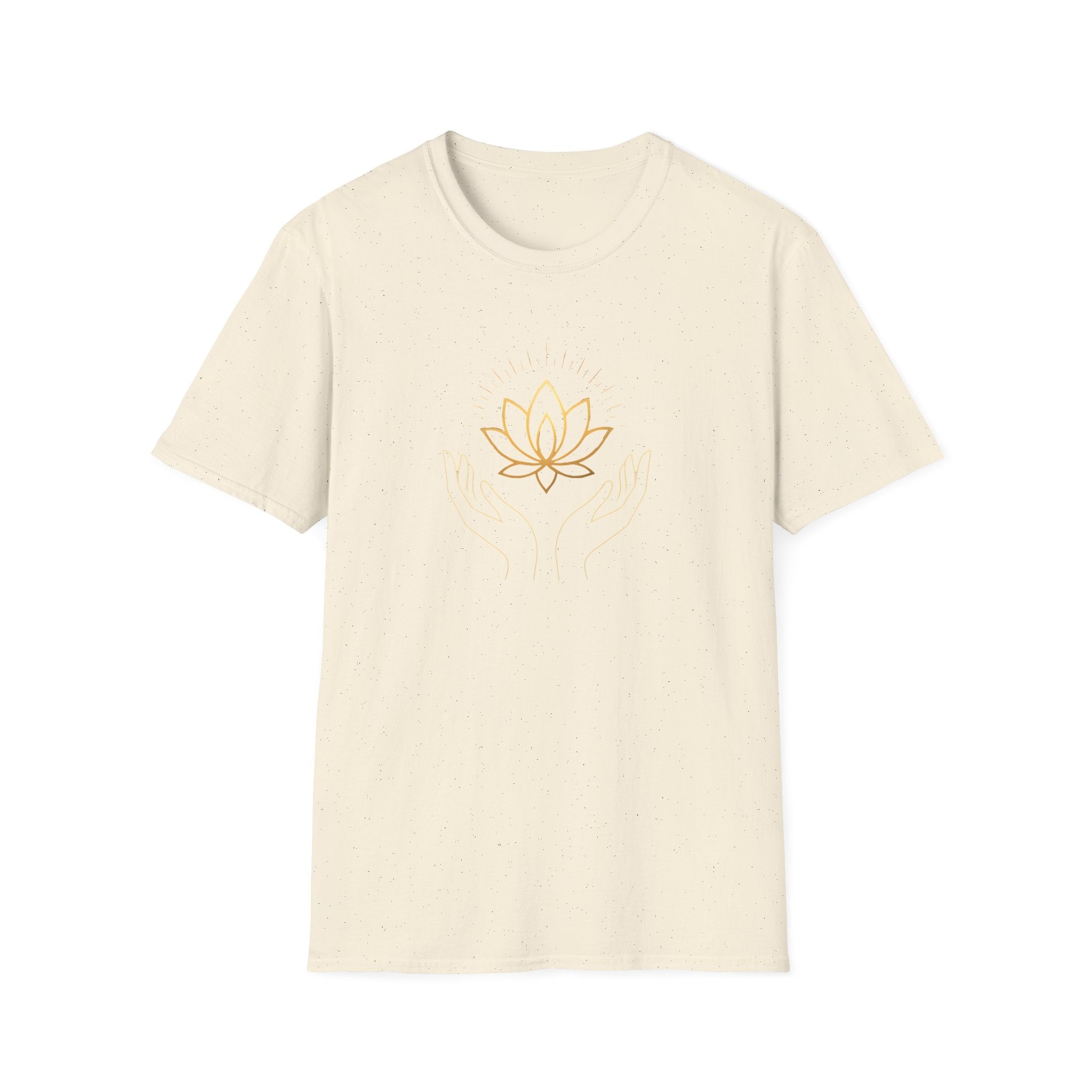 Cradling Golden Lotus T-Shirt