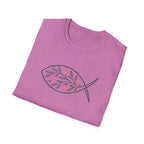Floral Leaf Fish T-Shirt