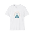 Blue Meditating Woman T-Shirt